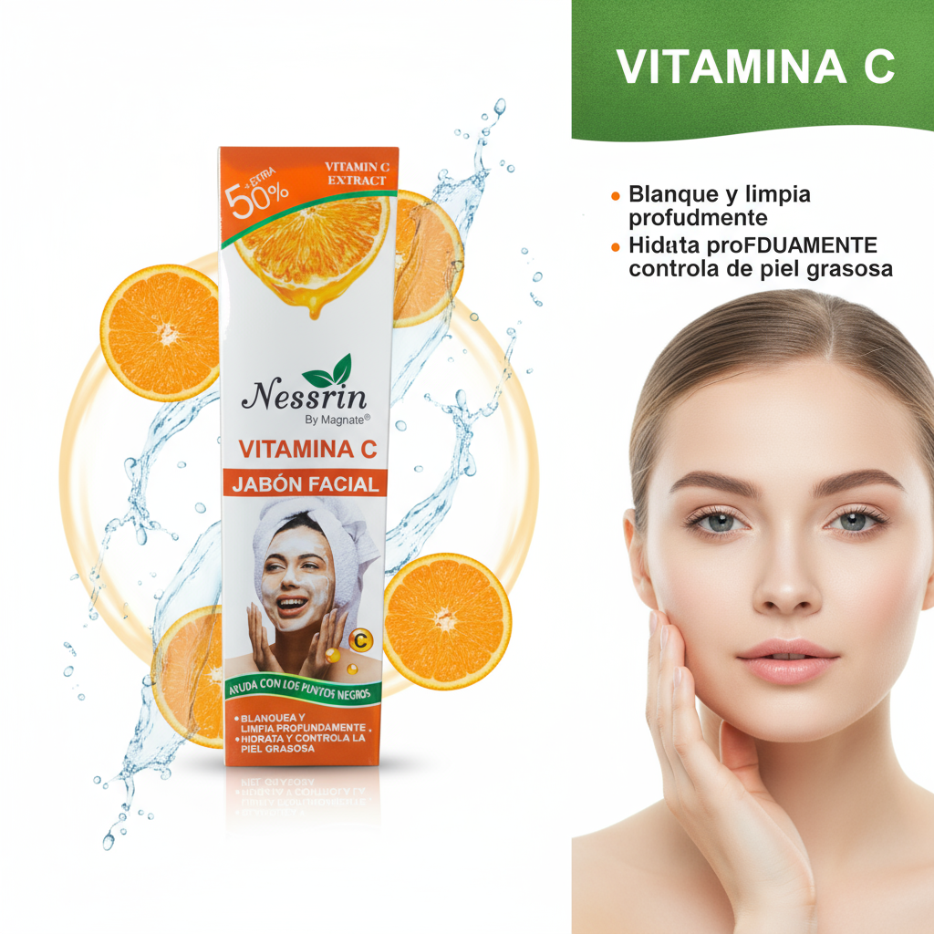 Jabón facial VITAMINA C