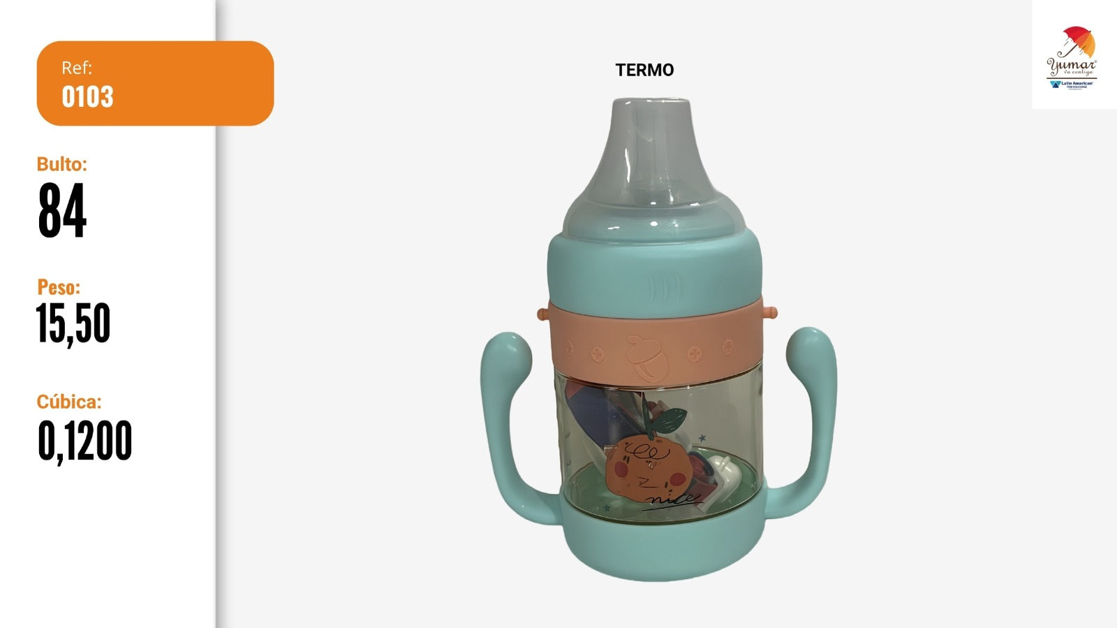TERMO TRANSPARENTE PLASTICO