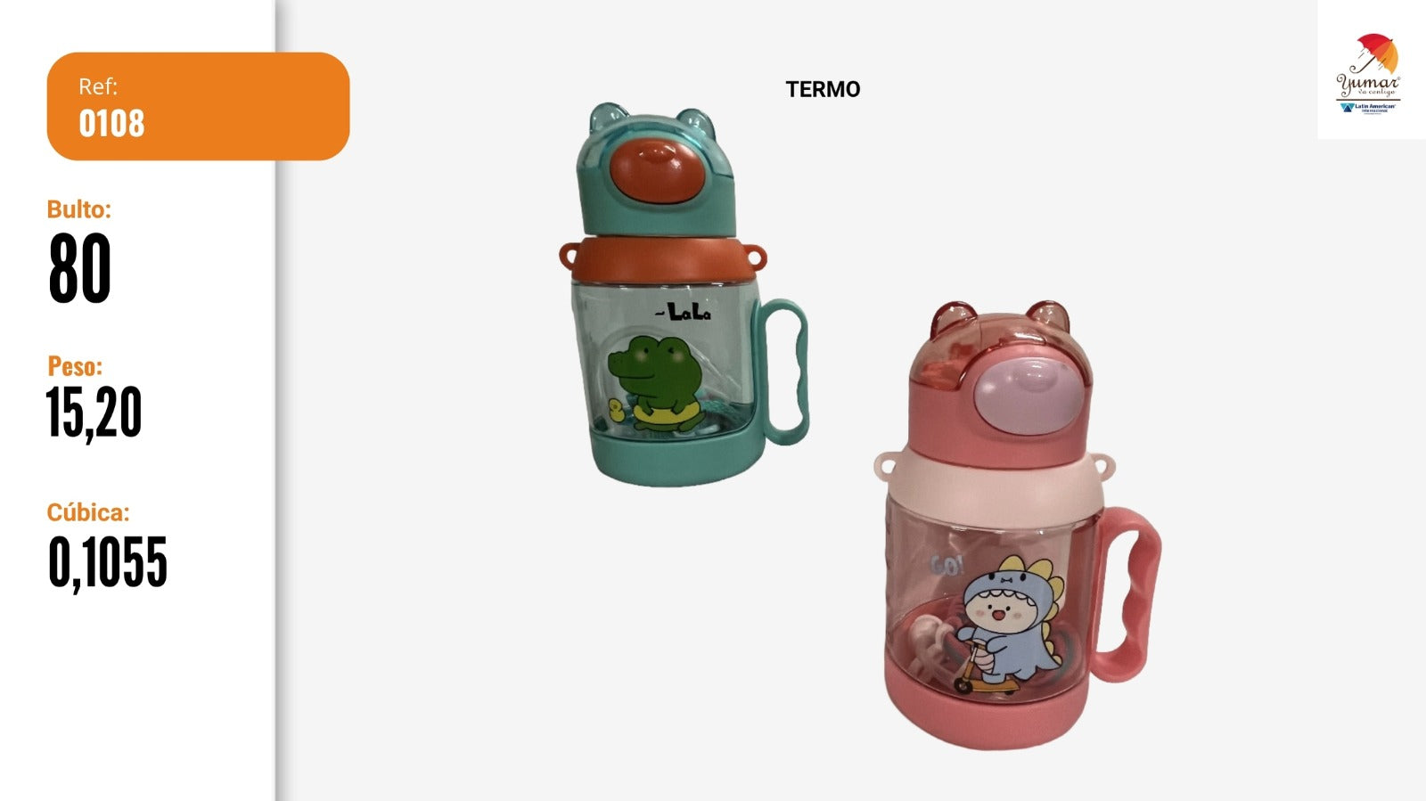 TERMO INFANTIL PLASTICO