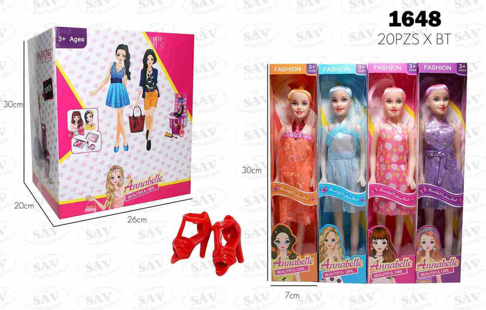 JUGUETE DE MUÑECA/8PCS 1.15