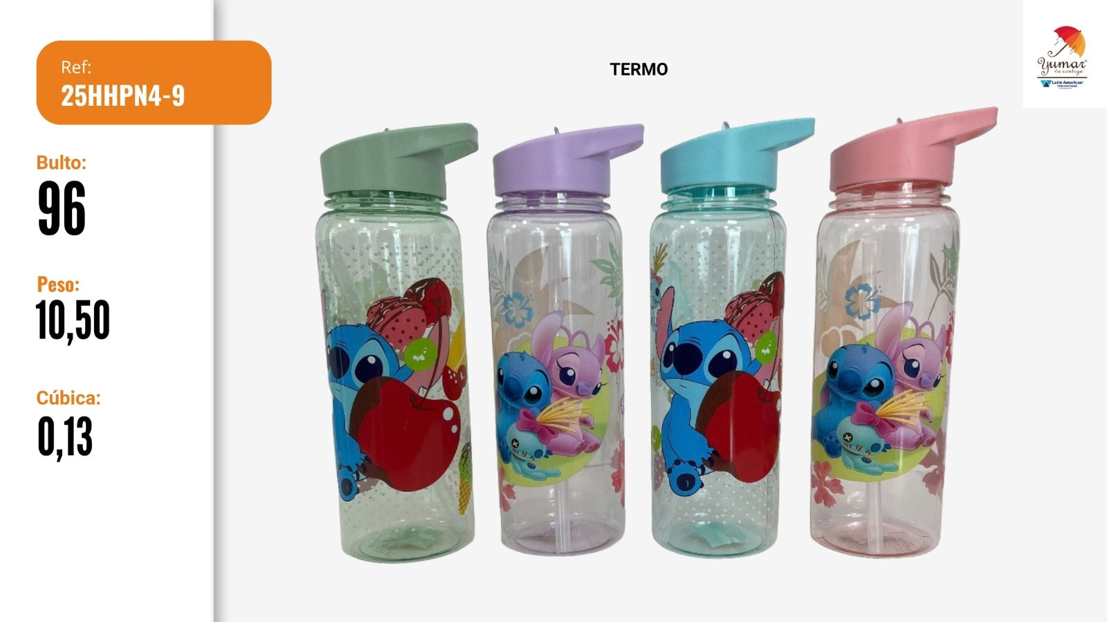 TERMO TRANSPARENTE PLASTICO