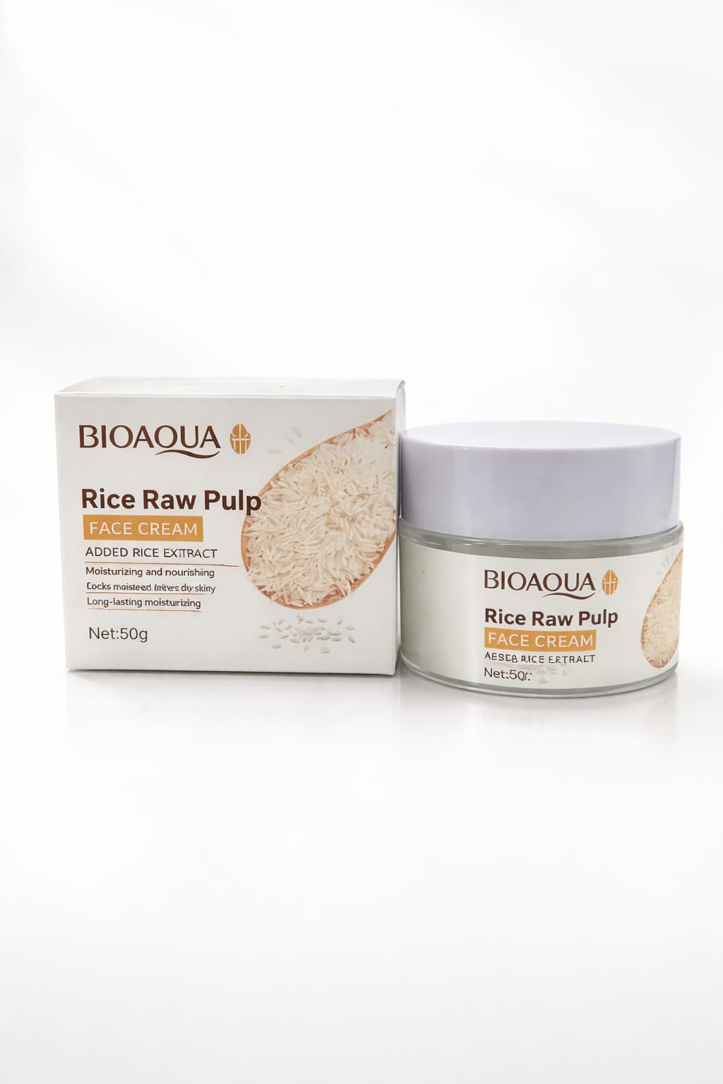 Crema facial de arroz