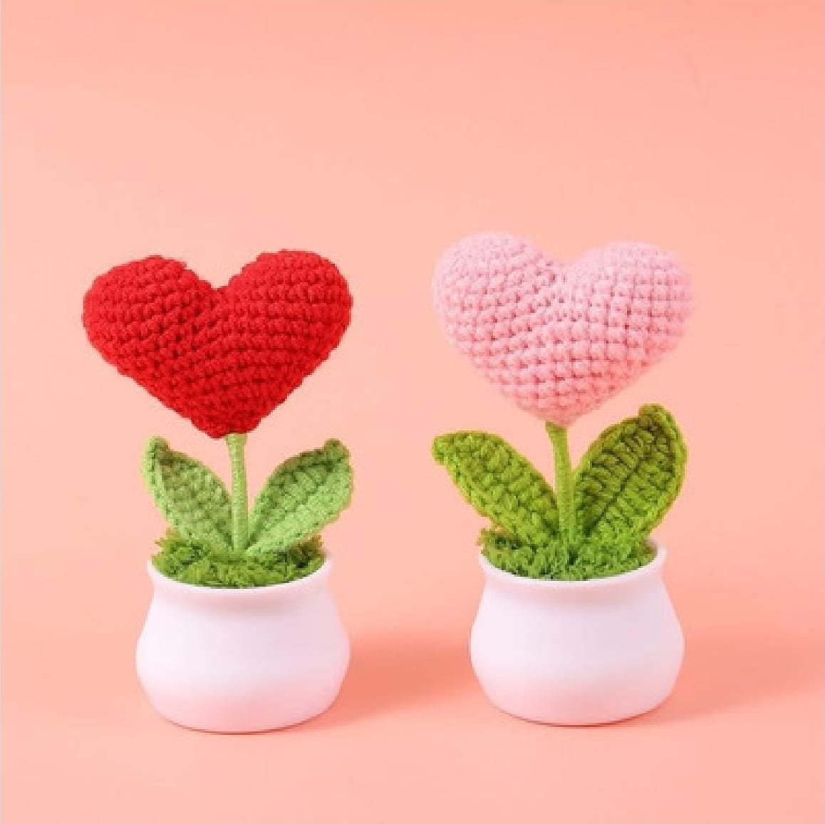 LLAVERO TEJIDO CORAZON