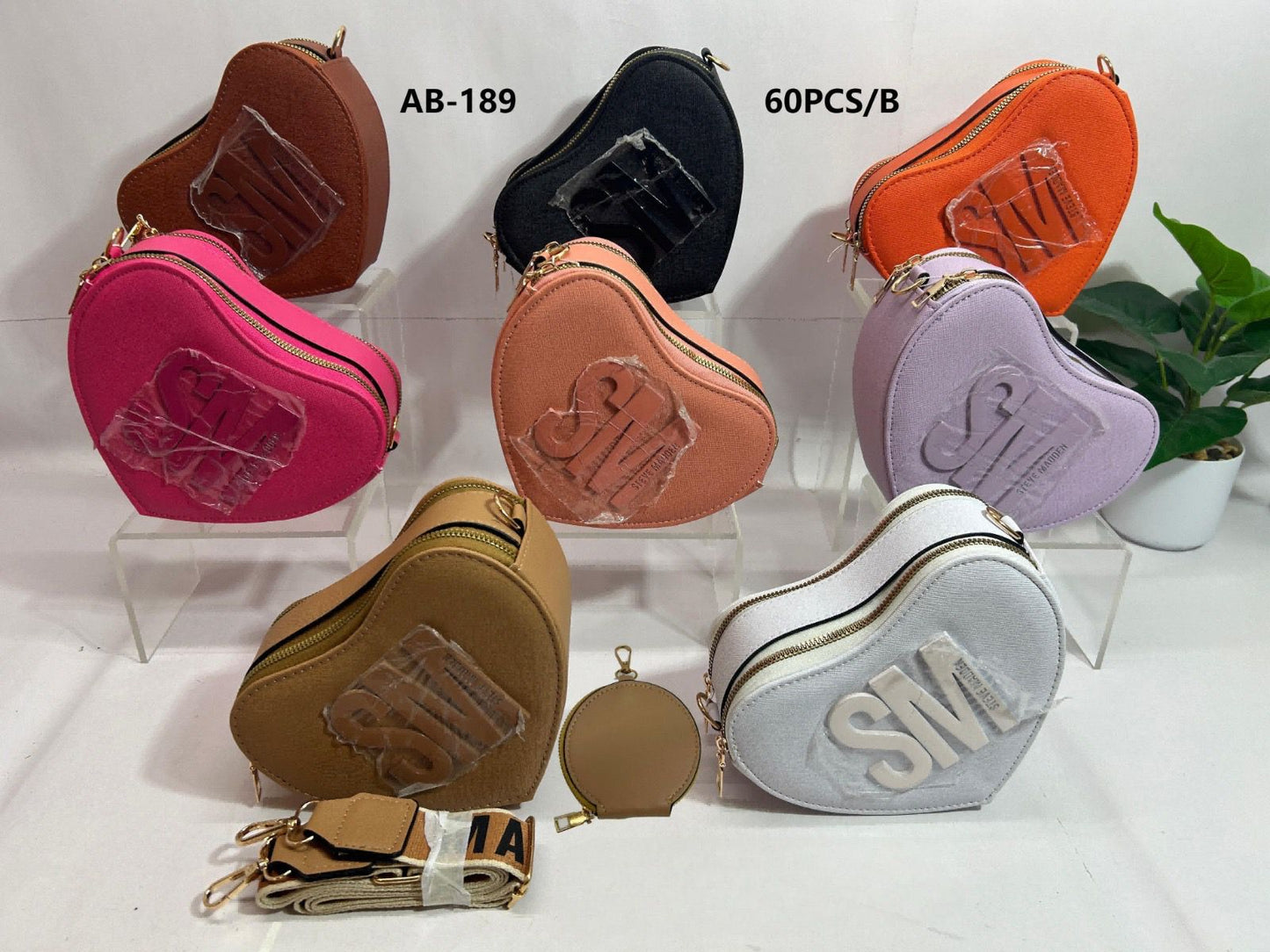 Bandolera Corazón Con Monedero