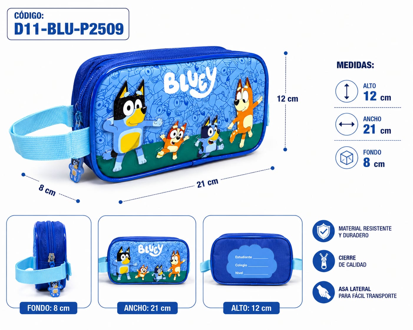 CARTUCHERA BLUEY
