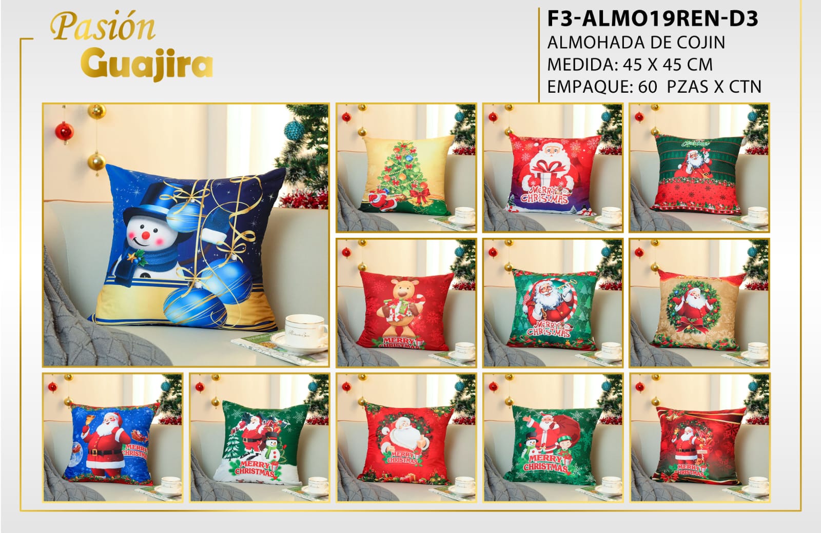 COJIN DE NAVIDAD