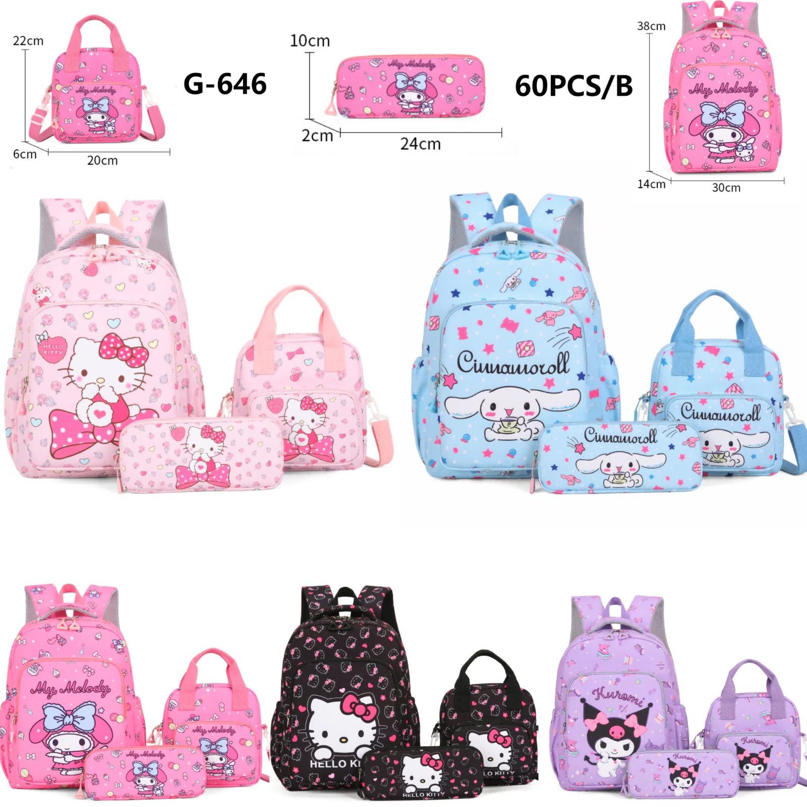 Trio De Mochila