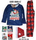 CONJUNTO PIJAMA JUVENIL NAVIDAD 10-16