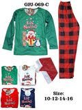 CONJUNTO PIJAMA JUVENIL NAVIDAD 10-16