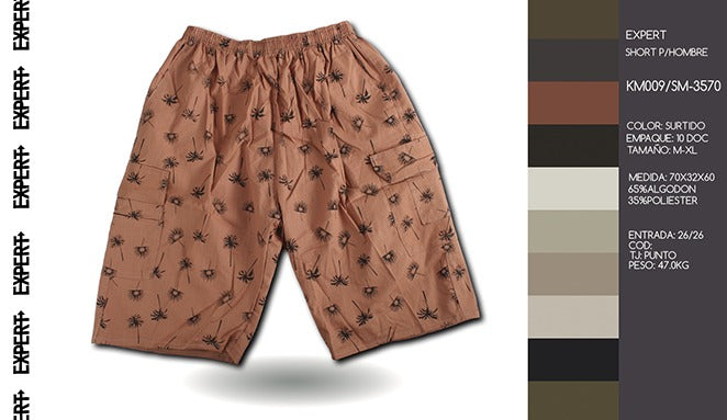 SHORT CORTO PARA HOMBRE