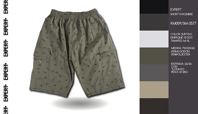 SHORT CORTO PARA HOMBRE