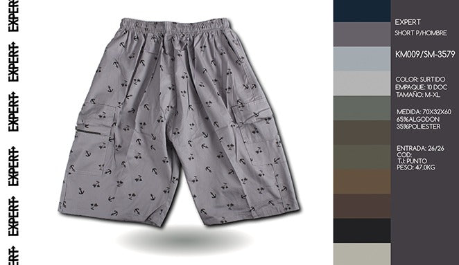SHORT CORTO PARA HOMBRE
