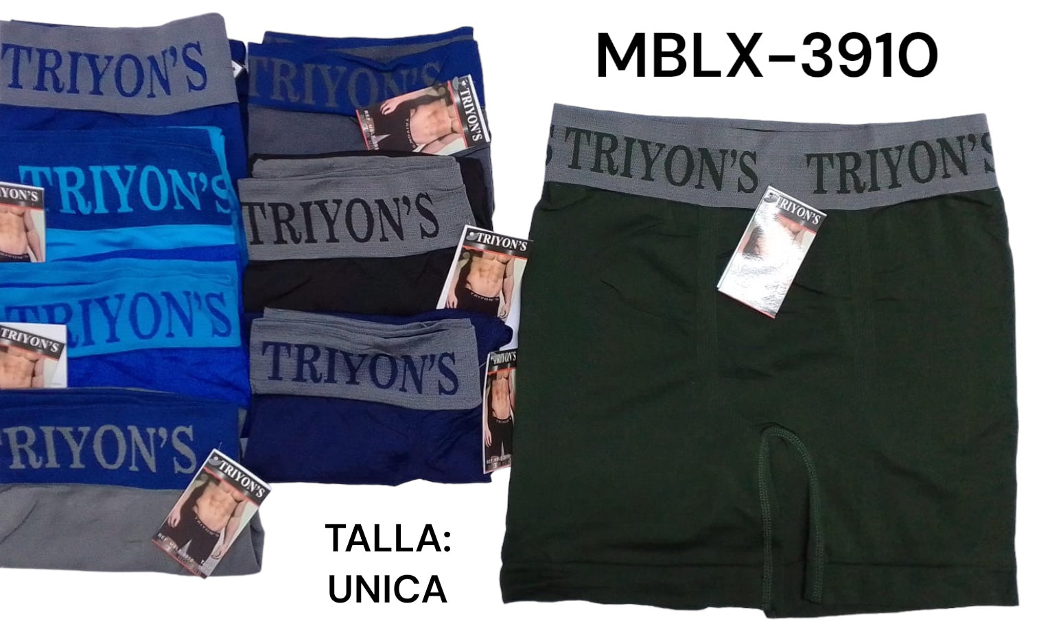 BOXER PARA HOMBRE TALLA UNICA