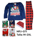 CONJUNTO DE PIJAMA NAVIDAD PARA ADULTO