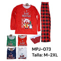 CONJUNTO DE PIJAMA NAVIDAD PARA ADULTO
