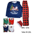 CONJUNTO DE PIJAMA NAVIDAD PARA ADULTO