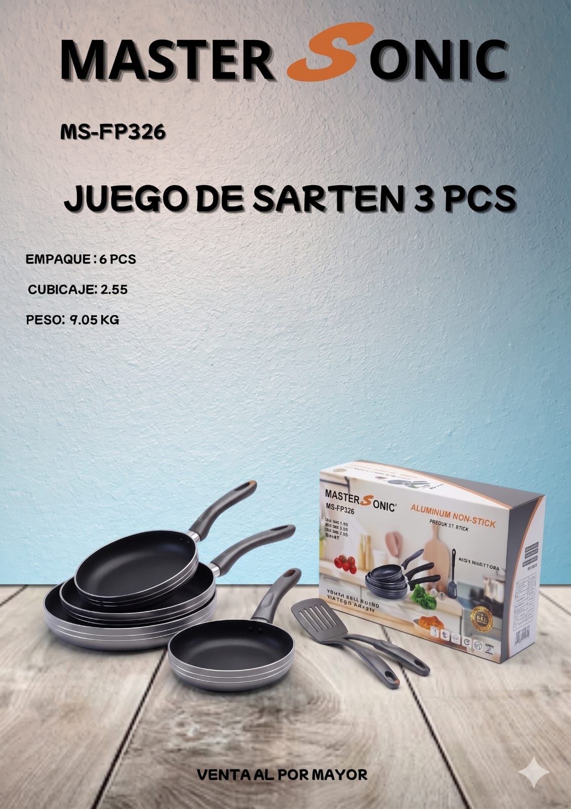 JUEGO DE SARTEN /3PCS