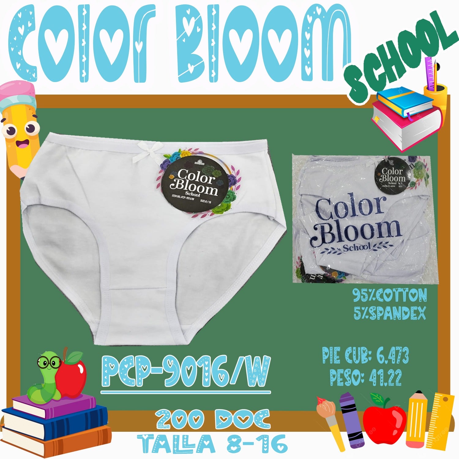 BLOOMER PARA NIÑAS