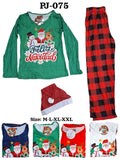 CONJUNTO DE PIJAMA NAVIDAD PARA ADULTO