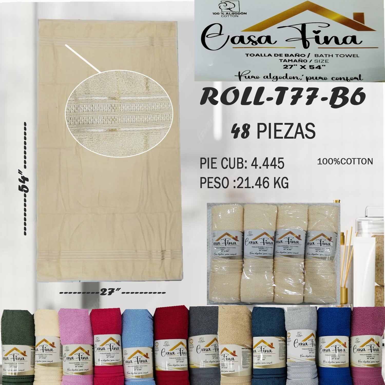 TOALLA DE BAÑO