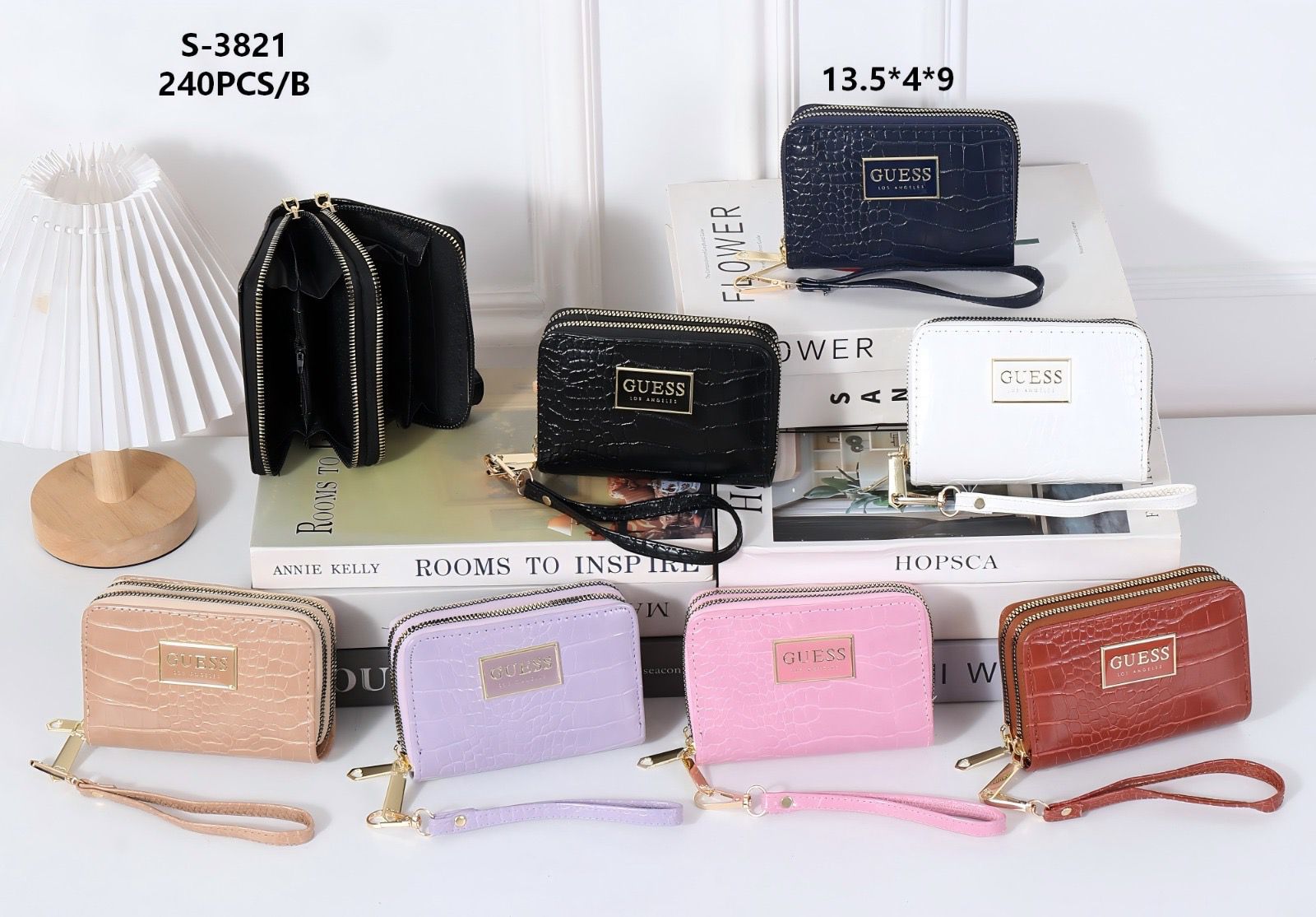 BILLETERA DOBLE ZIPPER PARA DAMA