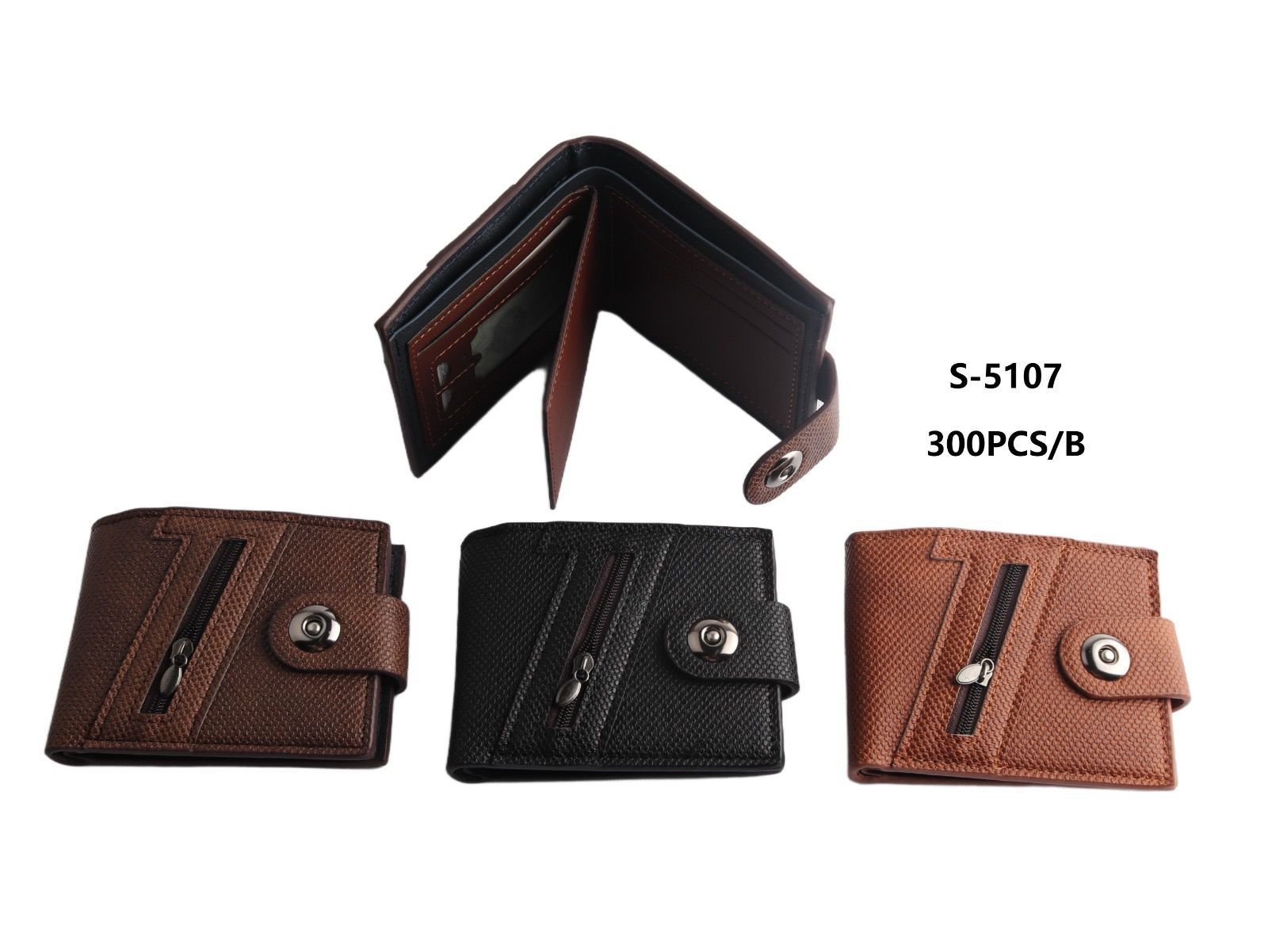 BILLETERA DE BROCHE PARA CABALLERO