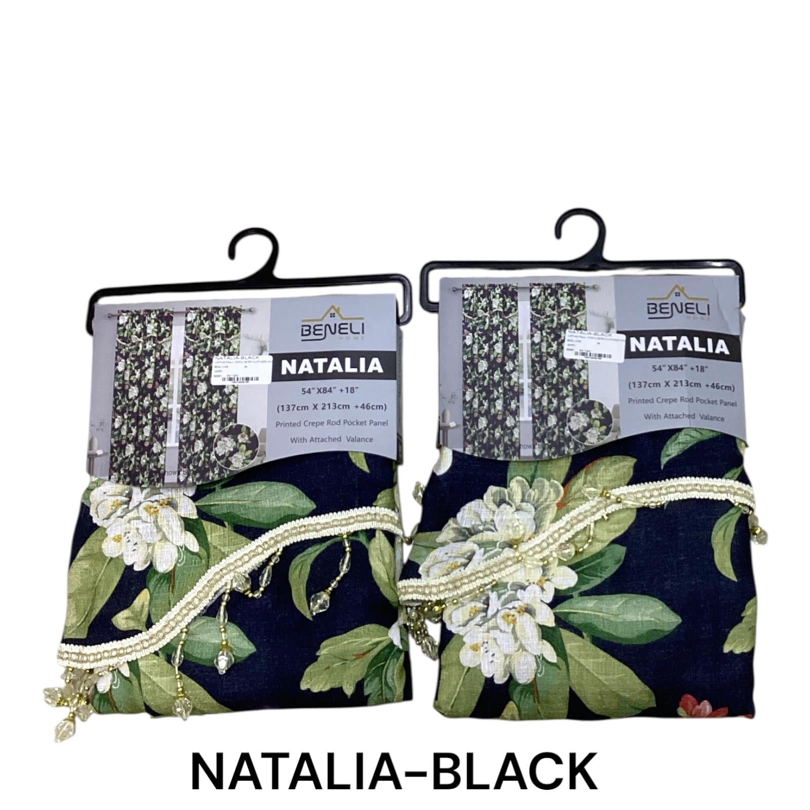CORTINAS P/SALA/ NATALIA-BLACK