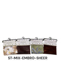 CORTINAS P/SALA  /ST-MIX-EMBRO-SHEER