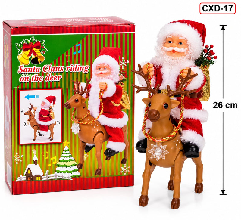 Santa musical jinete