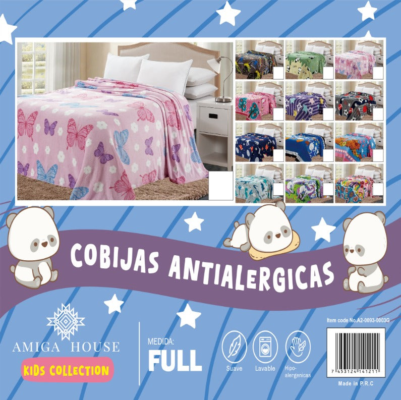 Cobija Estampada Infantil 180X210 600GSM