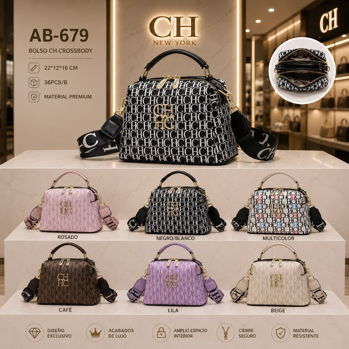 Cartera CH 1250