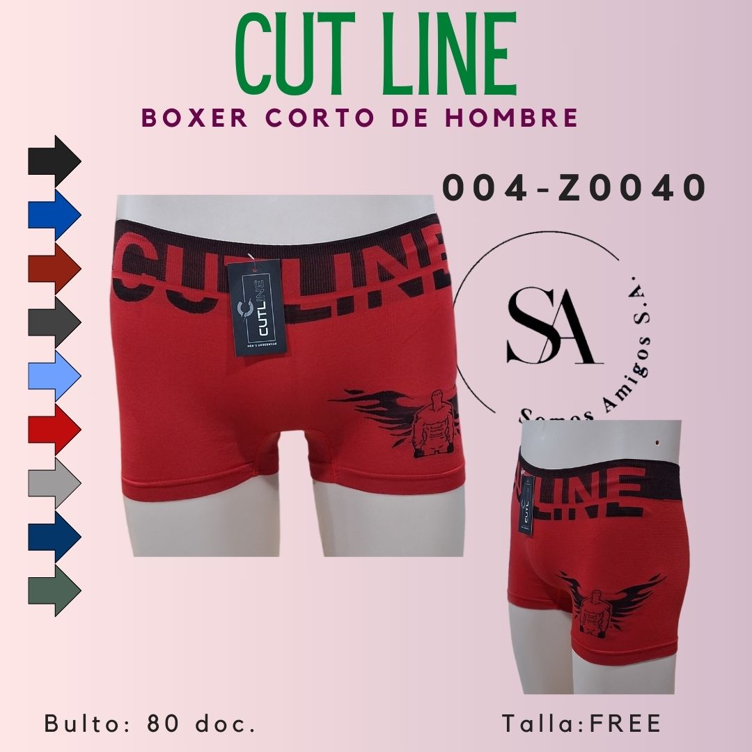 BOXER PIERNA CORTA PARA CABALLERO