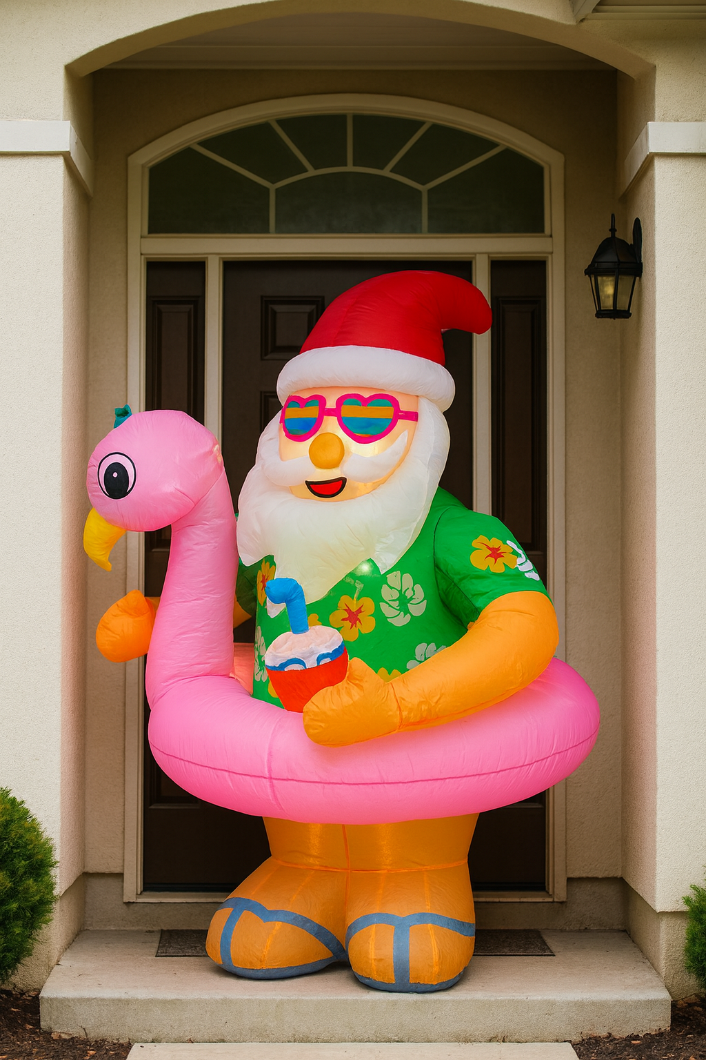 Inflable santa playero