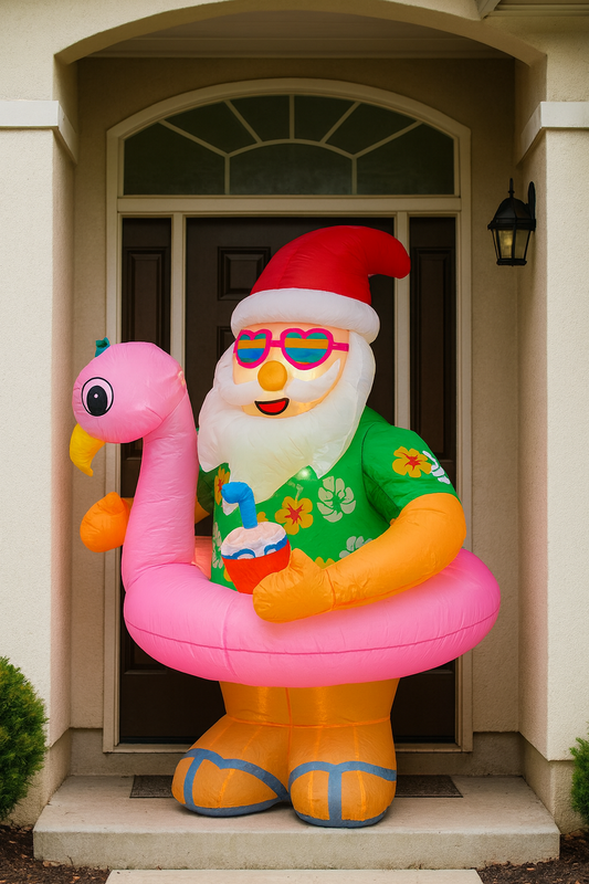 Inflable santa playero