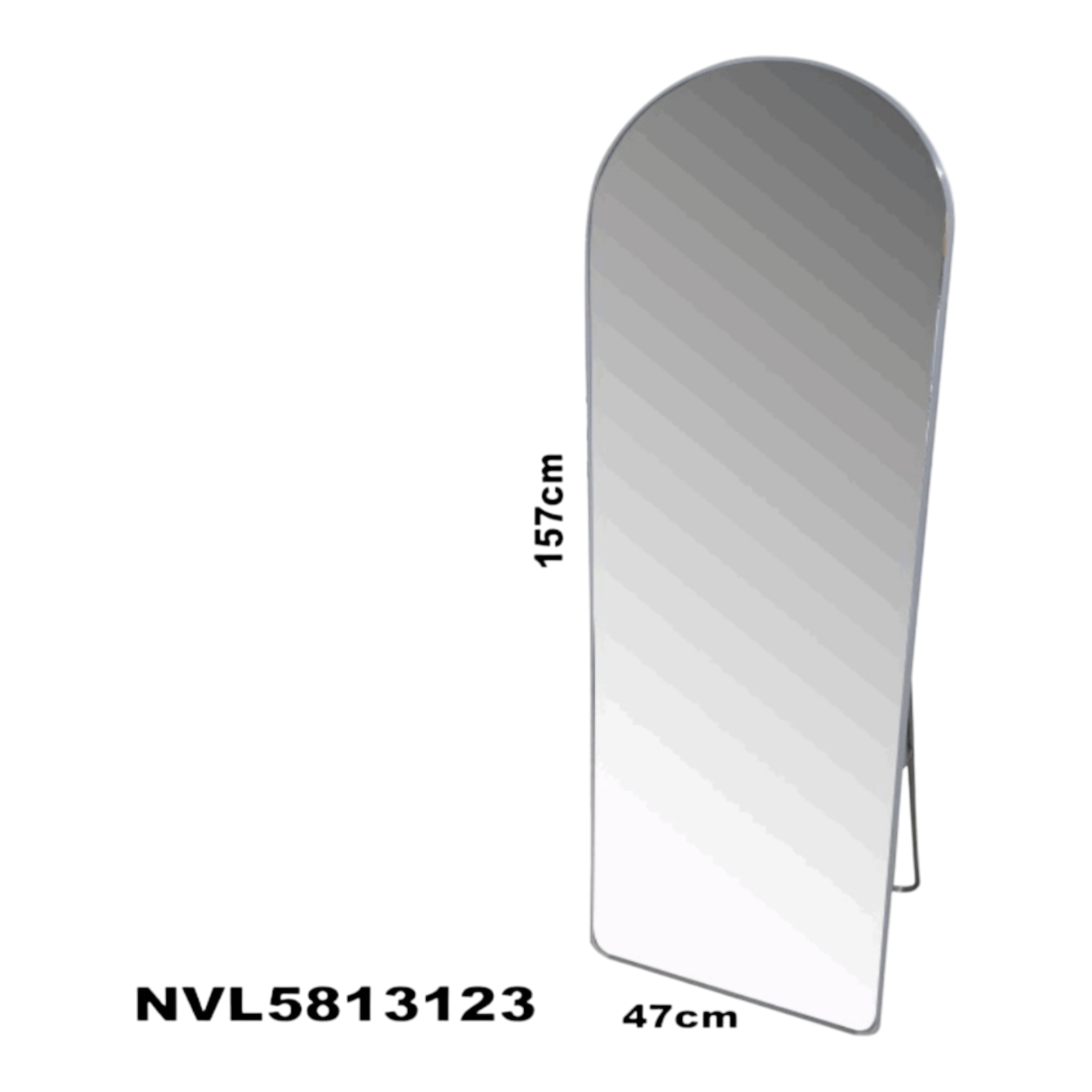 NVL5813123
ESPEJO DE PEDESTAL 47X157CM