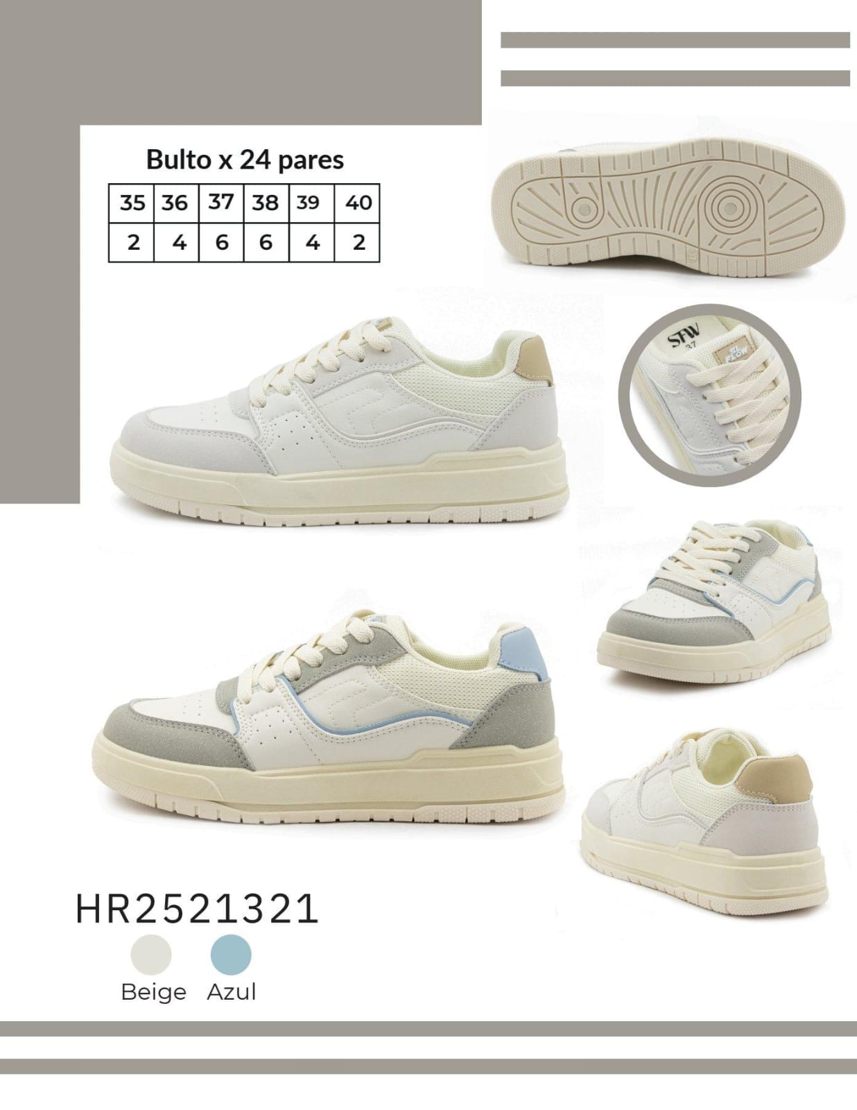 Zapato deportivo P/D