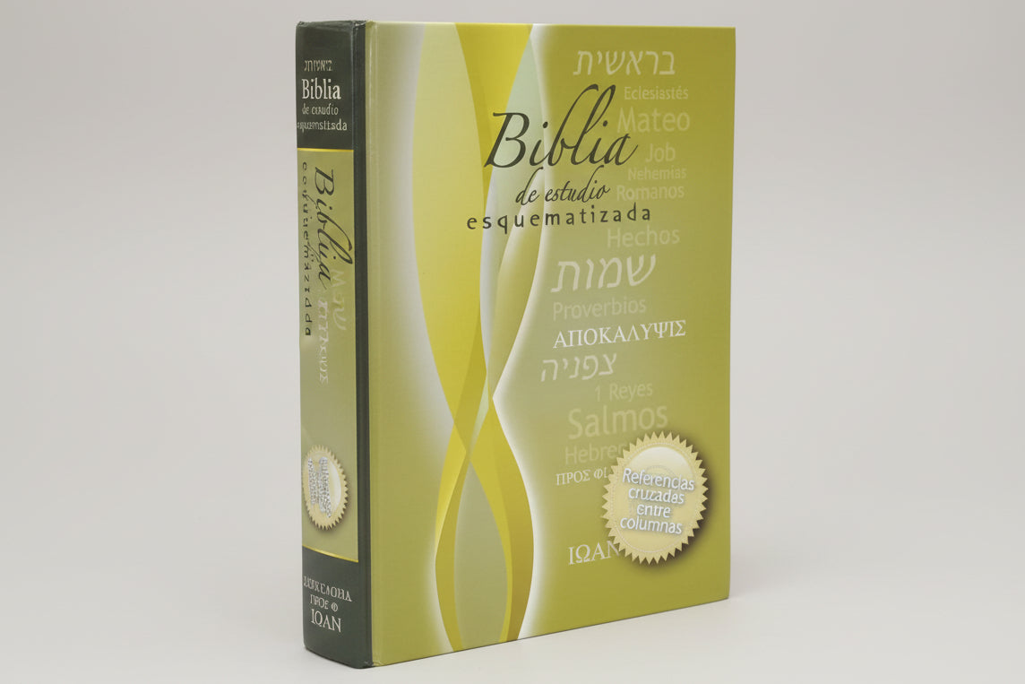 Biblia esquematizada color verde