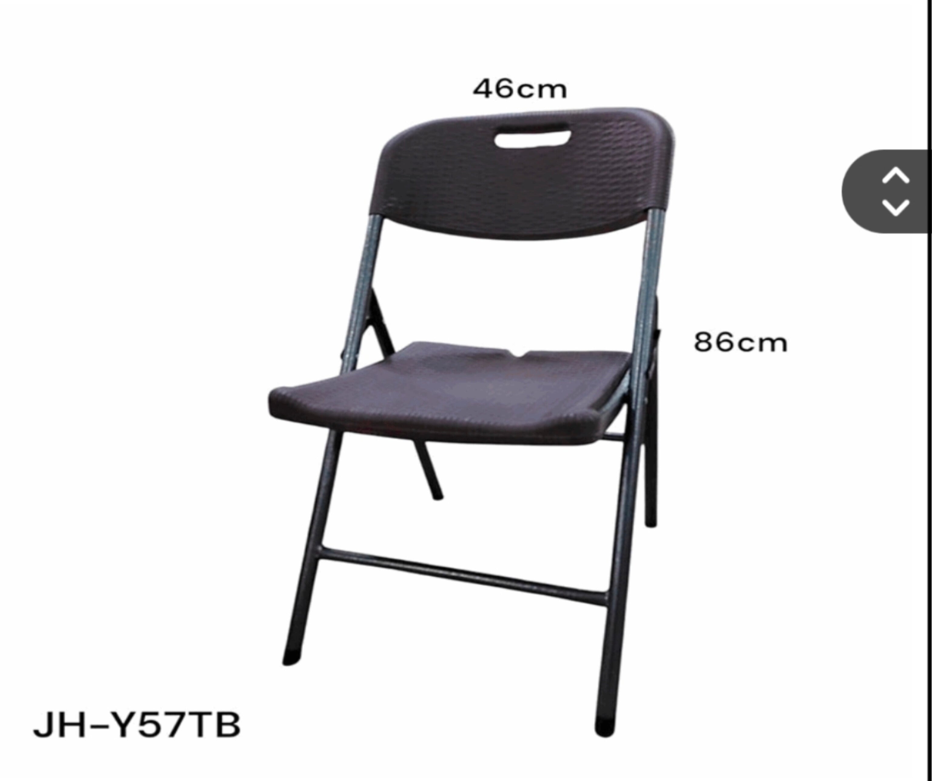 JH-Y57TB
SILLA PLASTICA PLEGABLE 
46*86CM1600