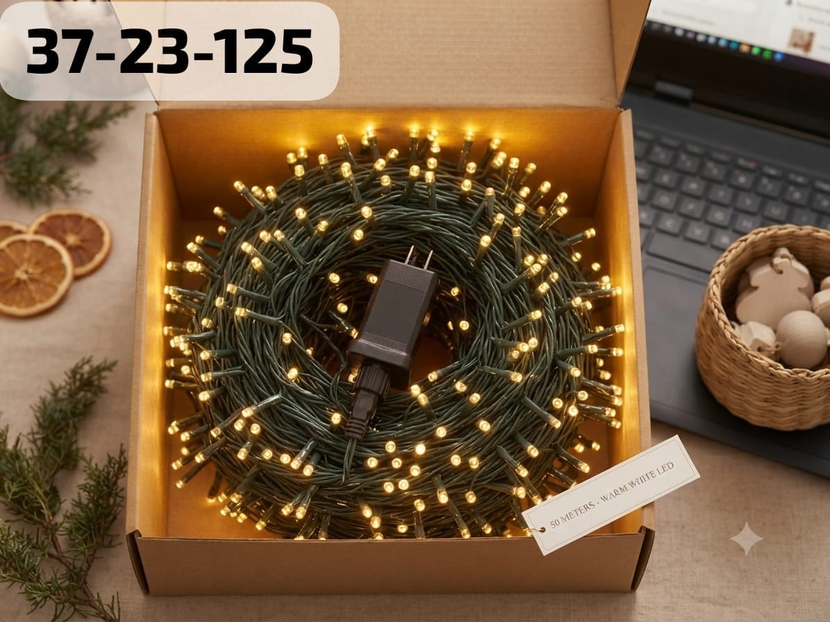 Luz amarilla de 50 metros 500L