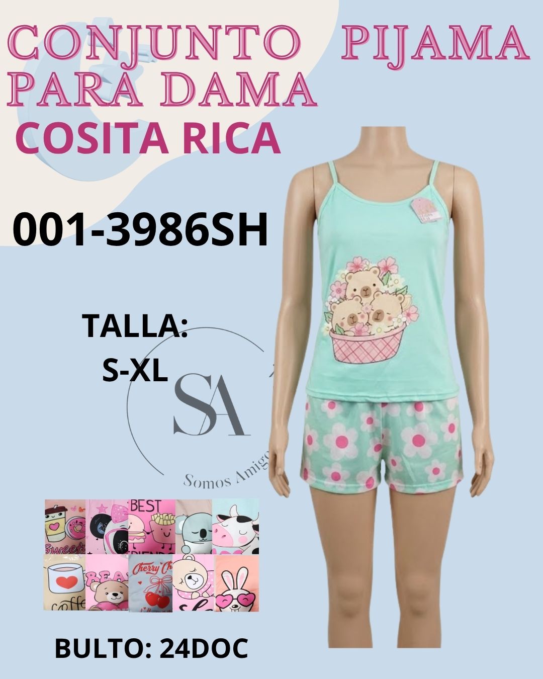 Pijama dama | short