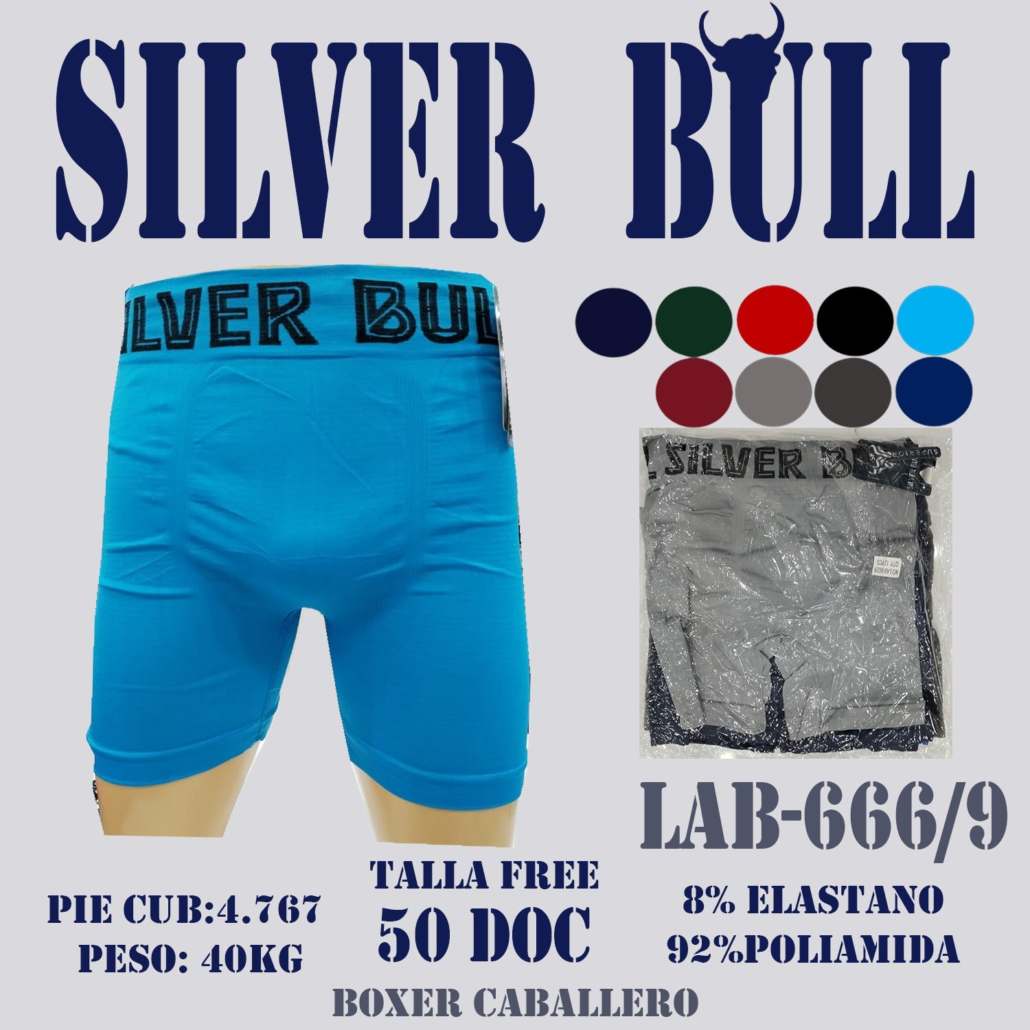 Boxer P/H Silver Bull