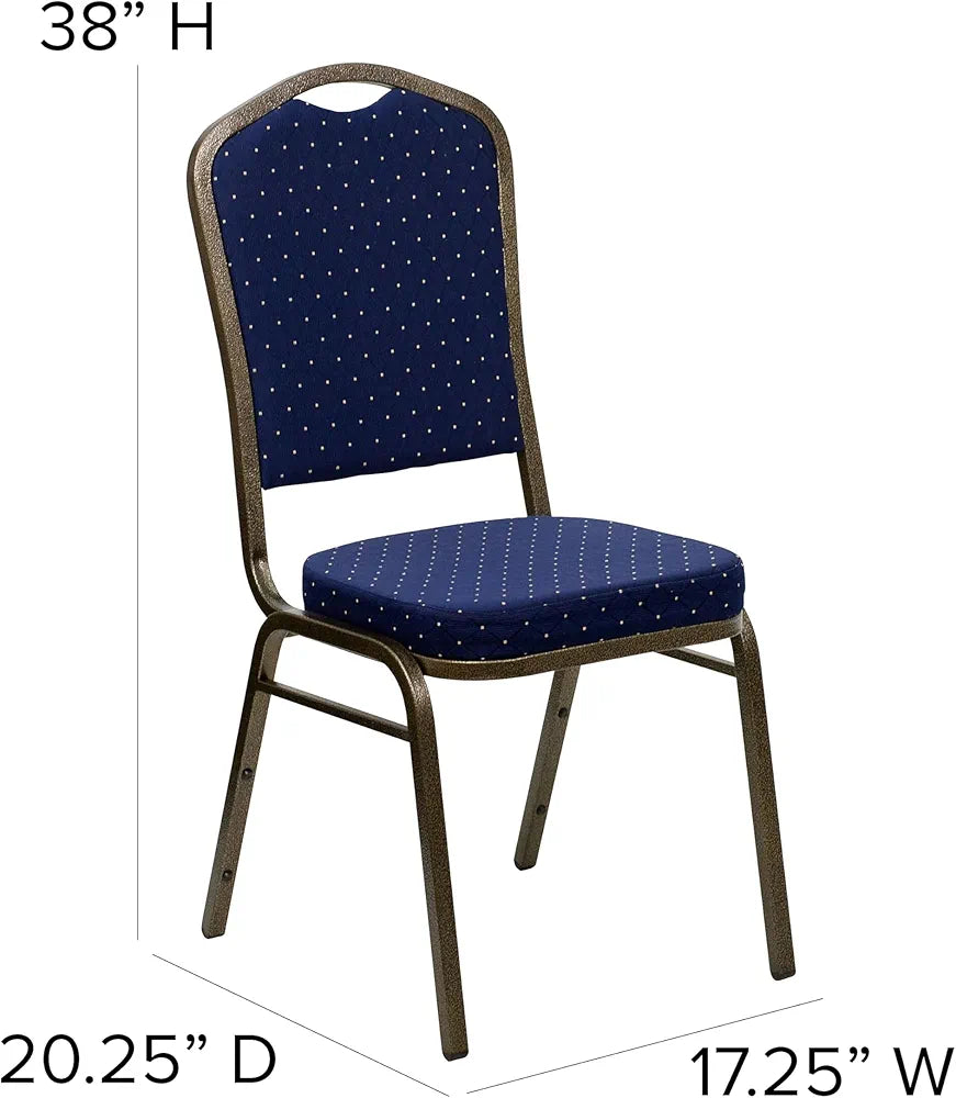 Silla de metal clr azul 0016