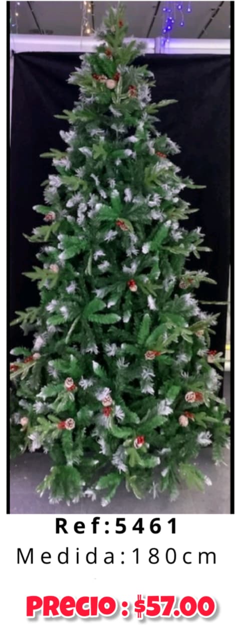 Árbol navideño fino 180cm