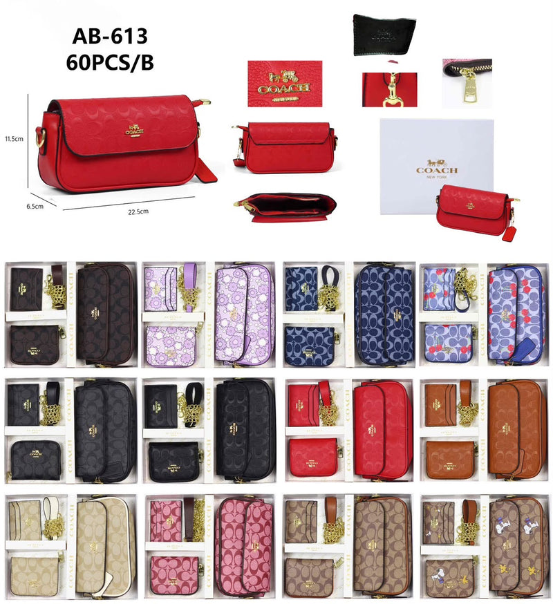 Trío de cartera Coach