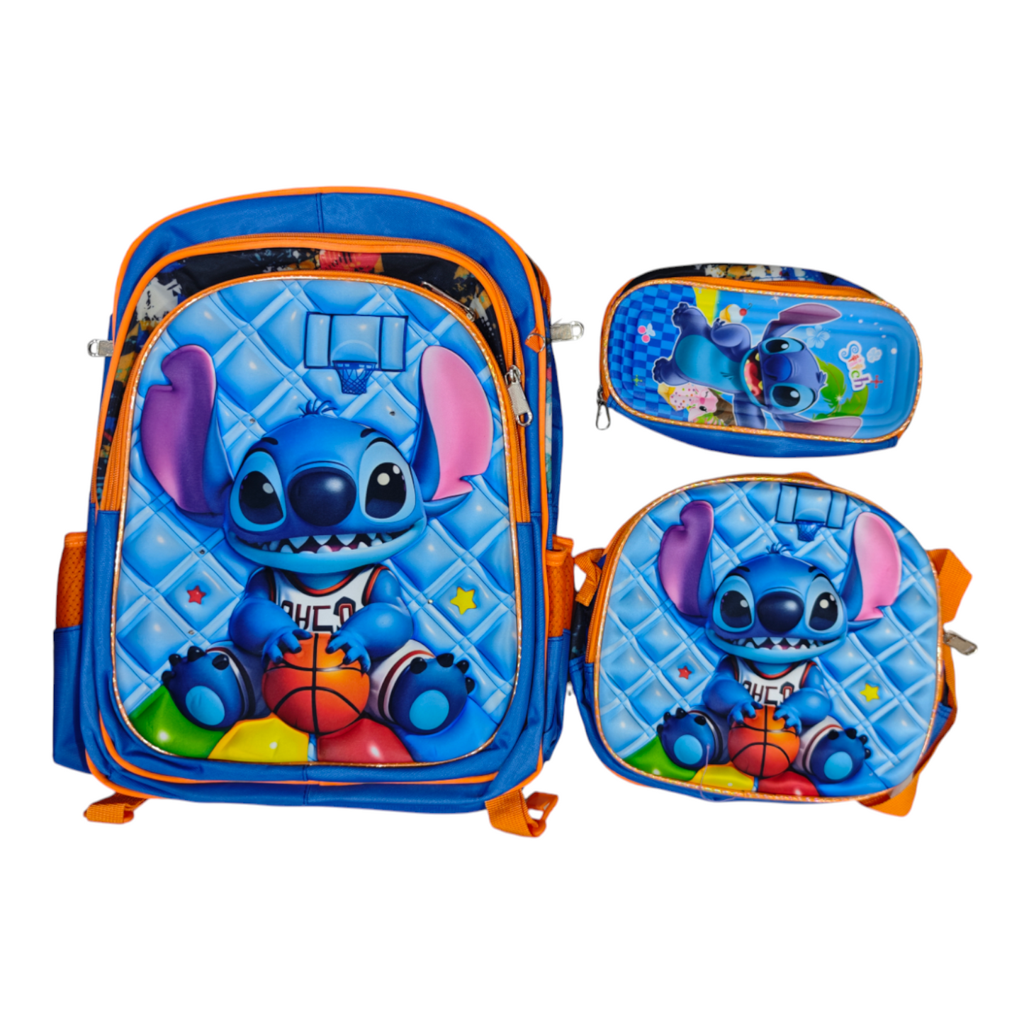 Mochila de luz 3pcs Stitch