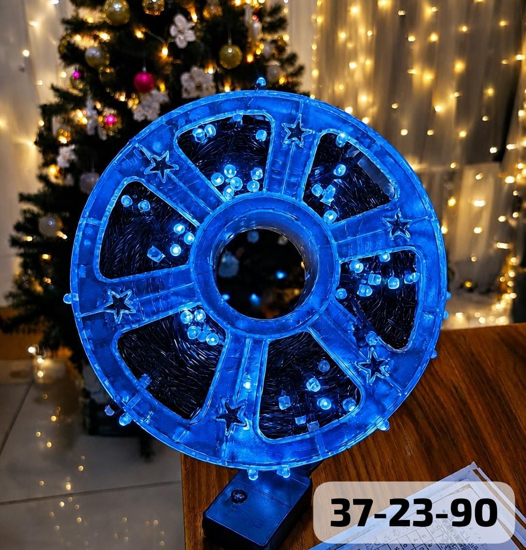 Luz azúl de 50 metros
