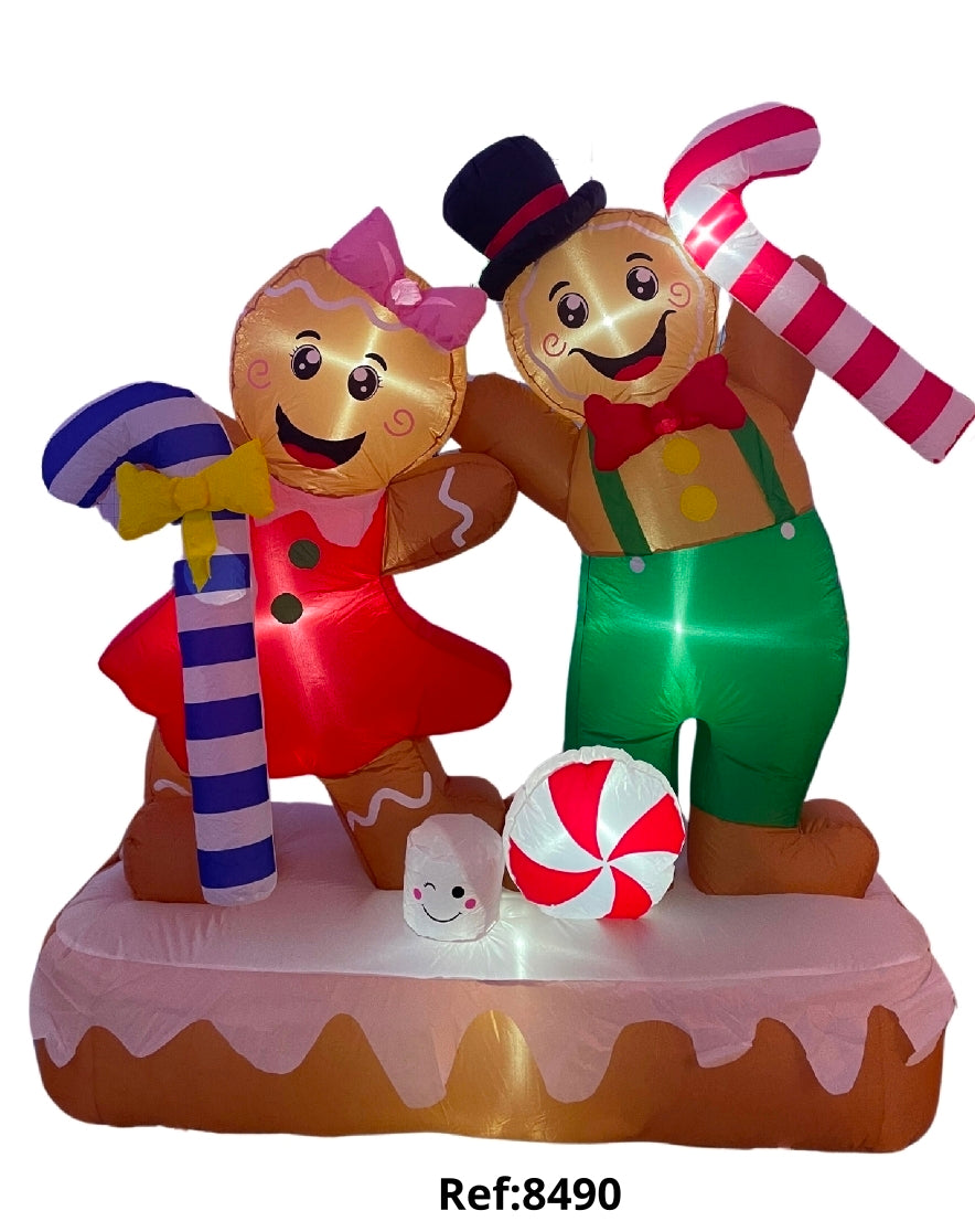 Inflable galletas y dulces