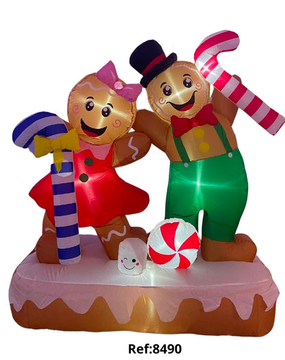 Inflable galletas y dulces