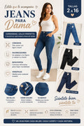 Jeans P/Dama