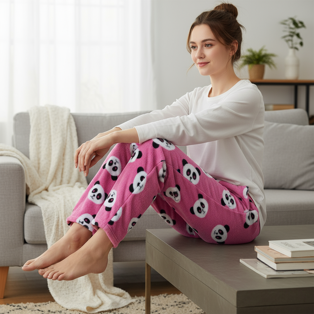 PIJAMA PANTALON PELUCHE P/D CZL-4136